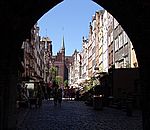 Blick in die Mariacka-Frauengasse